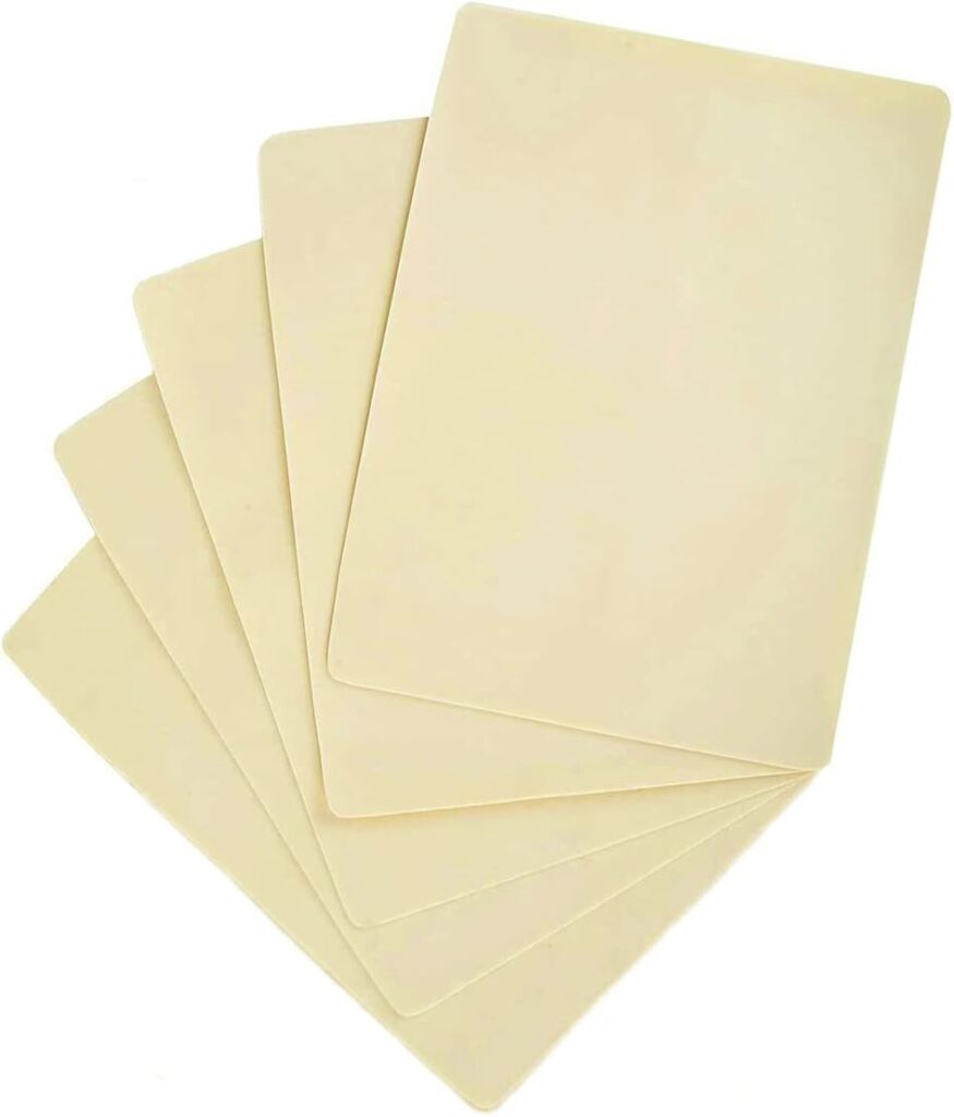 Piel Sintética de 3mm para Tatuajes: Kit de Doble Cara para Tatuadores Principiantes y Profesionales (5 Piezas)