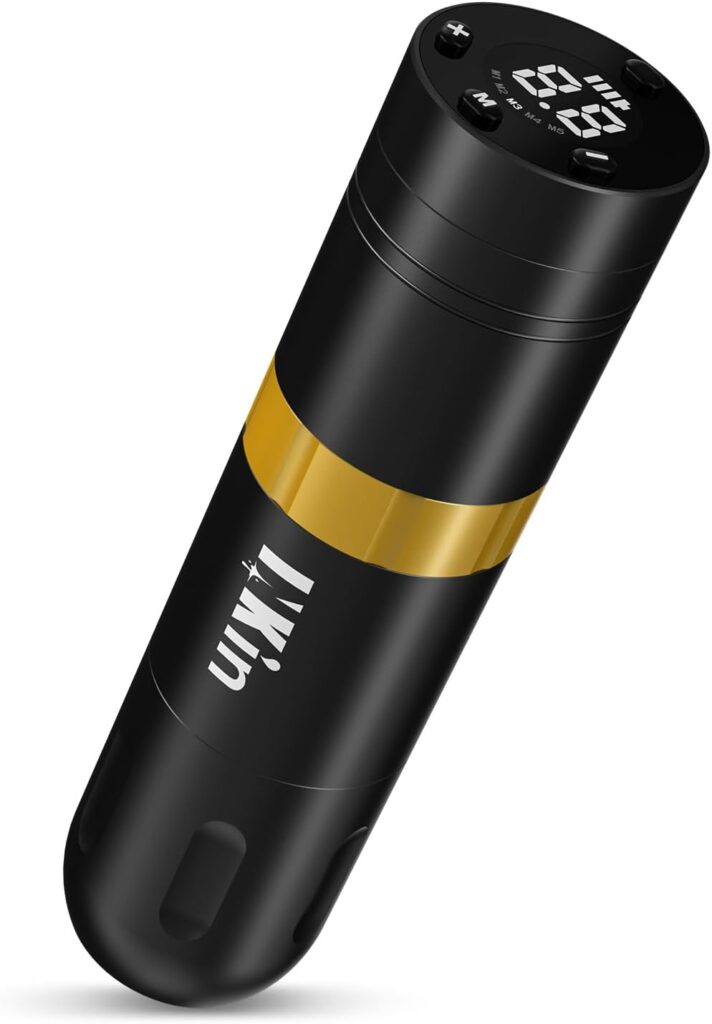 Pluma de Tatuaje INKin: Potente, Profesional y ¡Sin Cables! - ¡Para artistas del tatuaje y principiantes dorados!