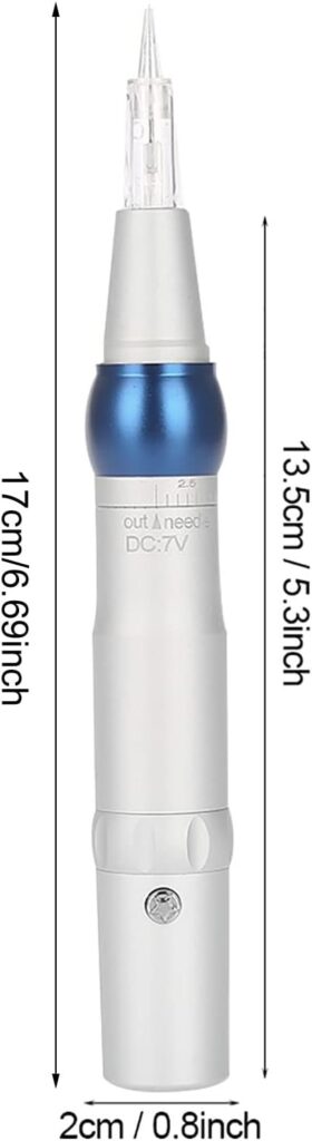 Pluma de Tatuaje Rotativa de Alta Velocidad para Microblading y Maquillaje Semipermanente - Herramienta Profesional para Cejas, Labios y Ojos