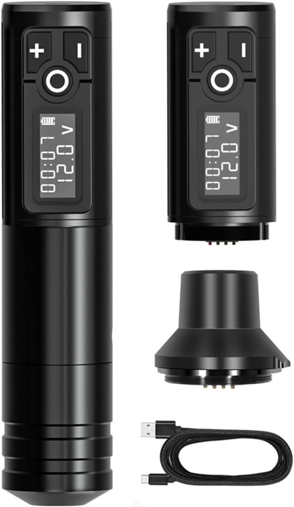 MAXSMLZT Ambition: Rotativa Inalámbrica para Tatuajes y Maquillaje Permanente con Batería de 1950mAh