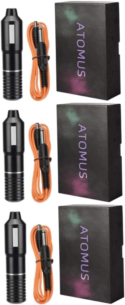 Beaupretty Tattoo Set: 3 Piezas de Máquinas Rotativas para Tatuajes con Clip de Cable, ¡Conveniente para Crear Líneas Perfectas!