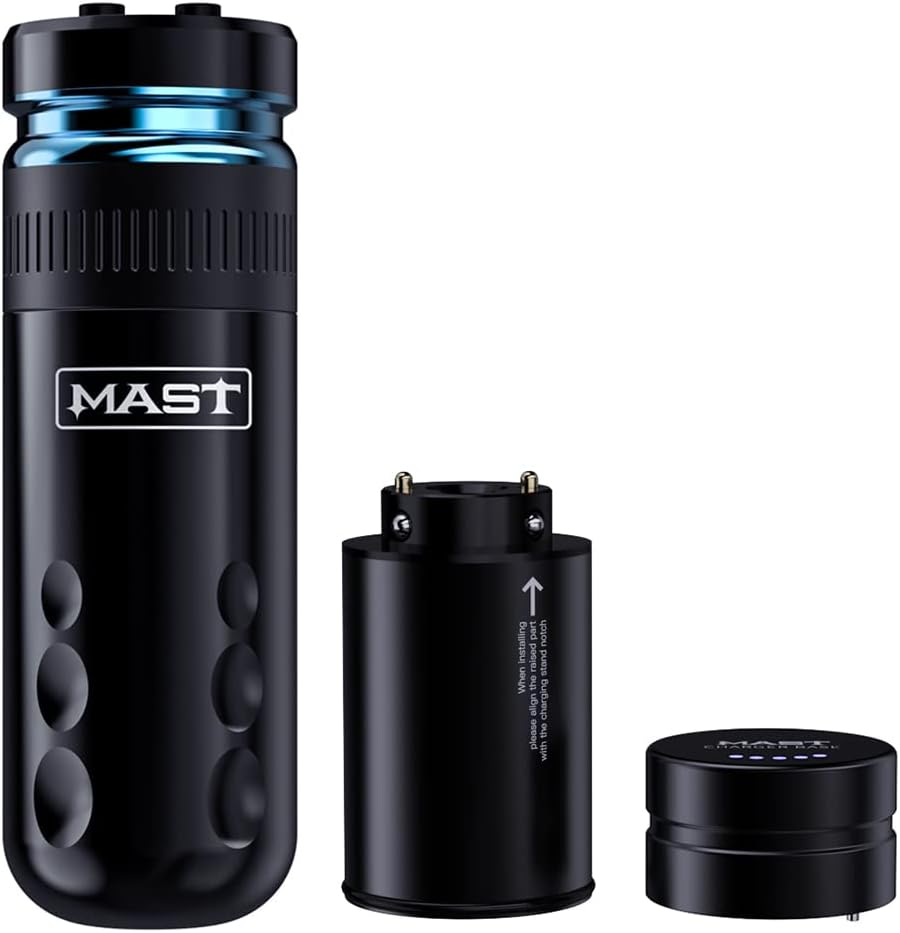 Máquina de tatuaje inalámbrica Mast Pen con motor sin escobillas, golpe de 4.0mm y baterías incluidas