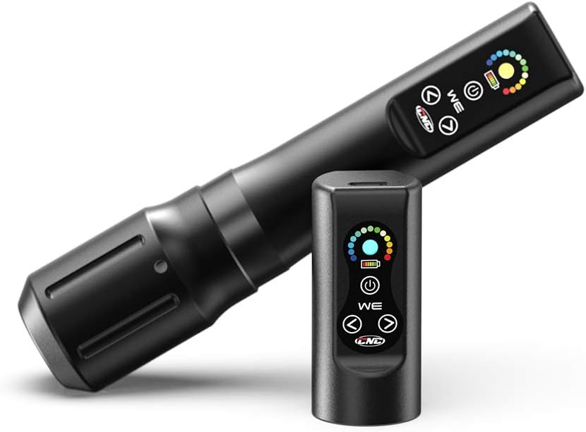 Máquina de tatuaje inalámbrica HAWINK: Fuente de estilo único con tecnología de pluma giratoria, motor potente y batería de larga duración con pantalla LED personalizada.
