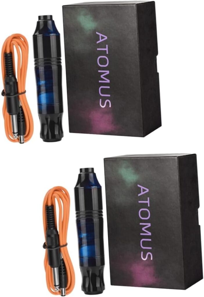 Set de tatuar Minkissy: potente herramienta giratoria eléctrica de aluminio resistente al desgaste