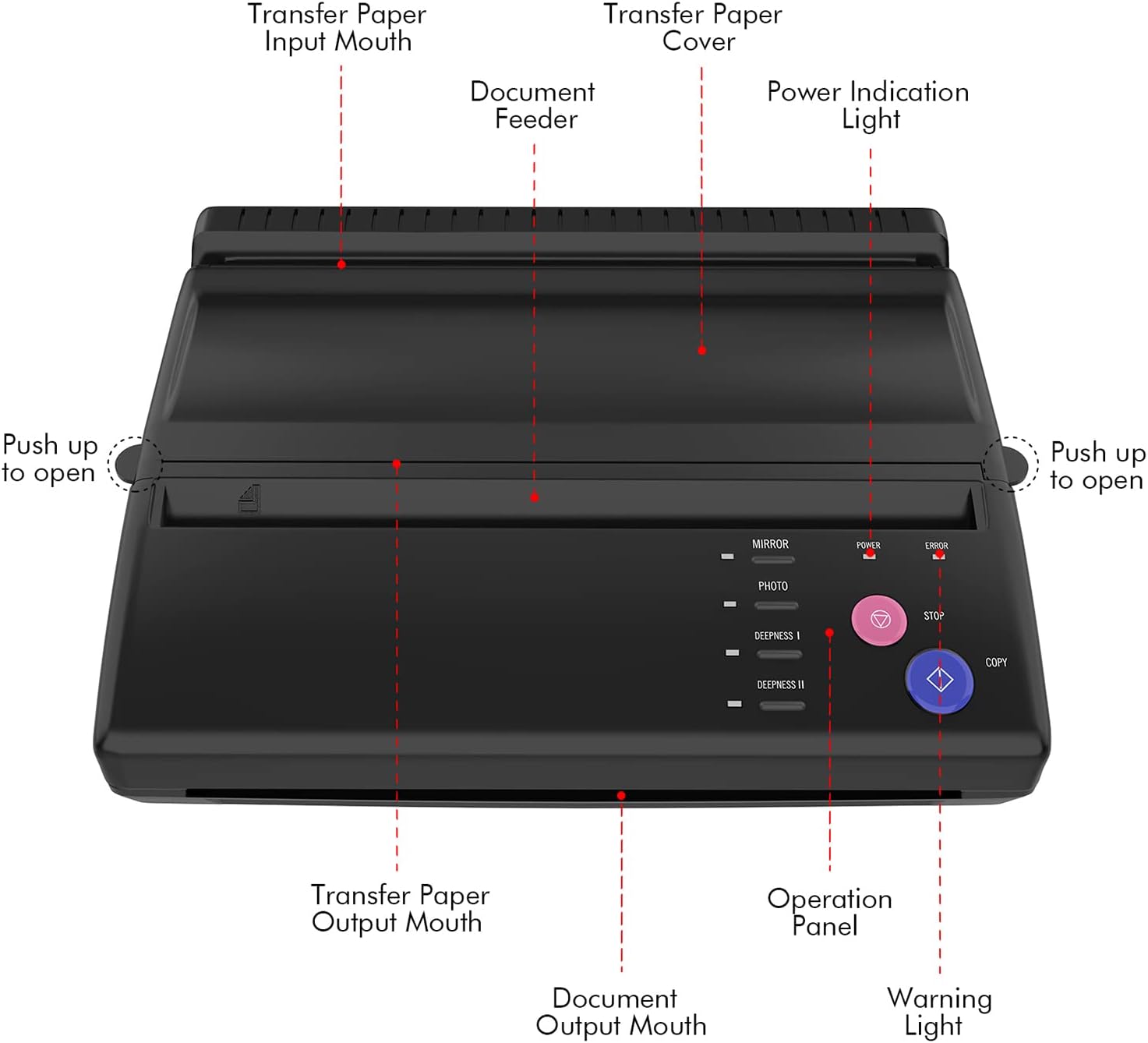 TATELF: Copiadora térmica de tatuajes para una creación única - Imagen 4