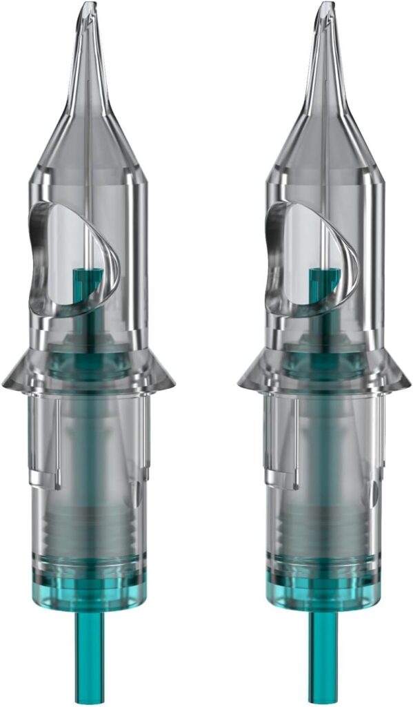 Cartuchos de Tatuaje STIGMA de 10Pcs, Aguja para Tatuar 1RL 0.3mm Bugpin con Membrana Desechable - ¡Ideal para Round Liner!