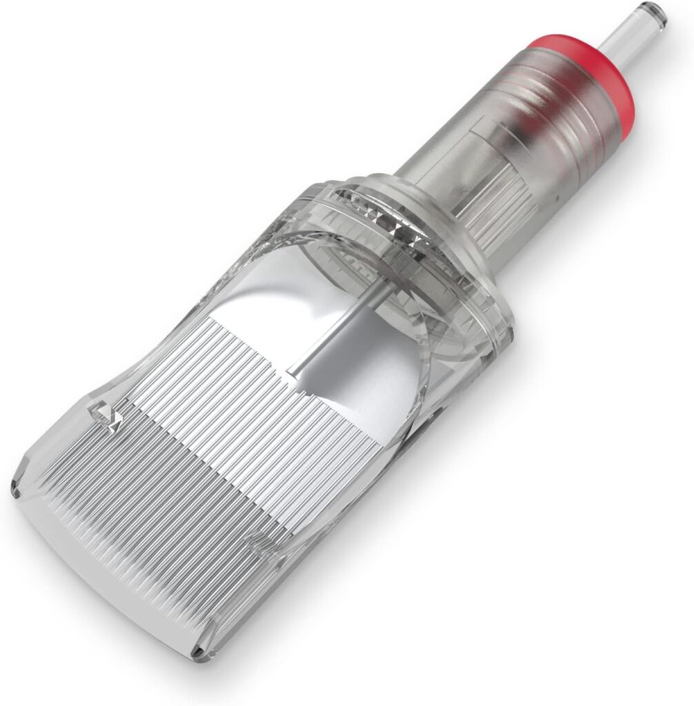 Aguijas de Cartucho EZ TATTOO EPIC para Máquina de Tatuar - Juego de 8 piezas #10 (49RM) Round Magnum Bugpin - Ideal para Profesionales del Tatuaje