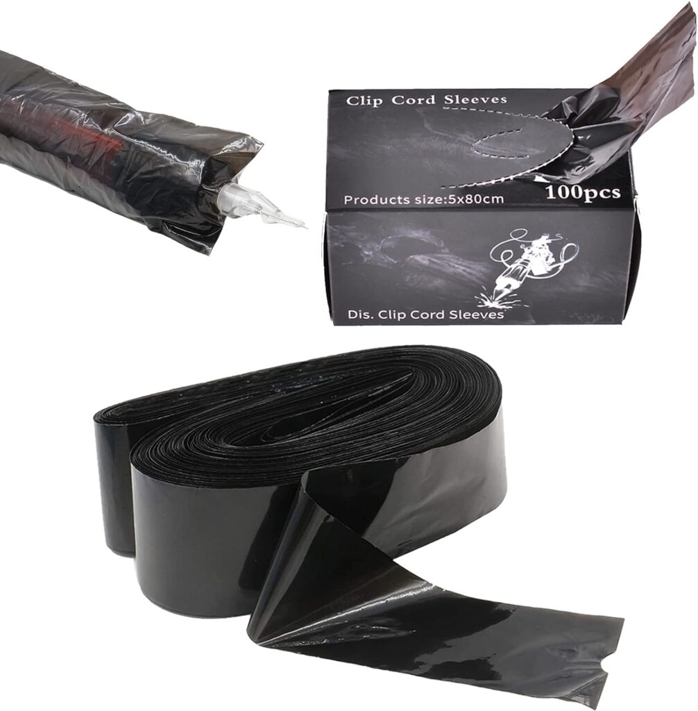 Bolsas Desechables para Cable de Tatuaje, Pack de 100 unidades con Plástico de Alta Calidad - Ideal para Proteger tus Equipos de Tatuaje