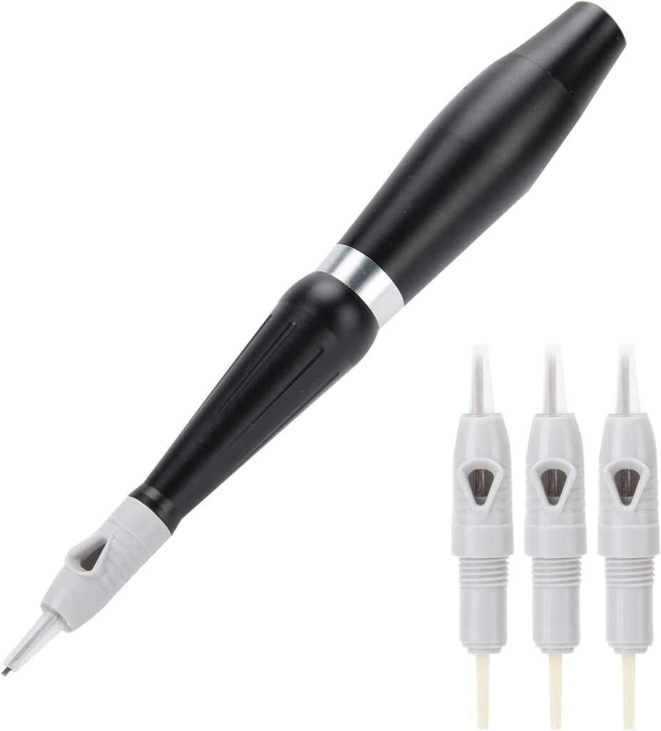 Máquina de tatuaje de cejas semipermanente y labios - Pluma eléctrica para micropigmentación facial y microblading (EU)