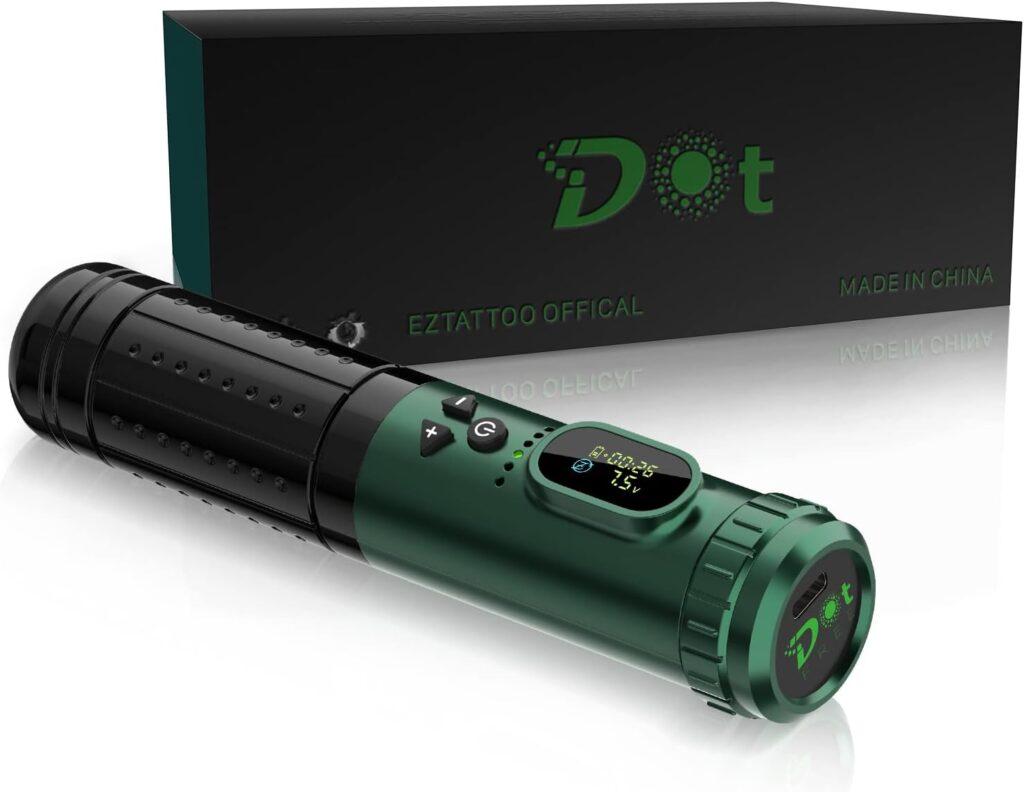 Máquina de tatuar inalámbrica de alta gama: ¡ideal para creaciones en puntos!