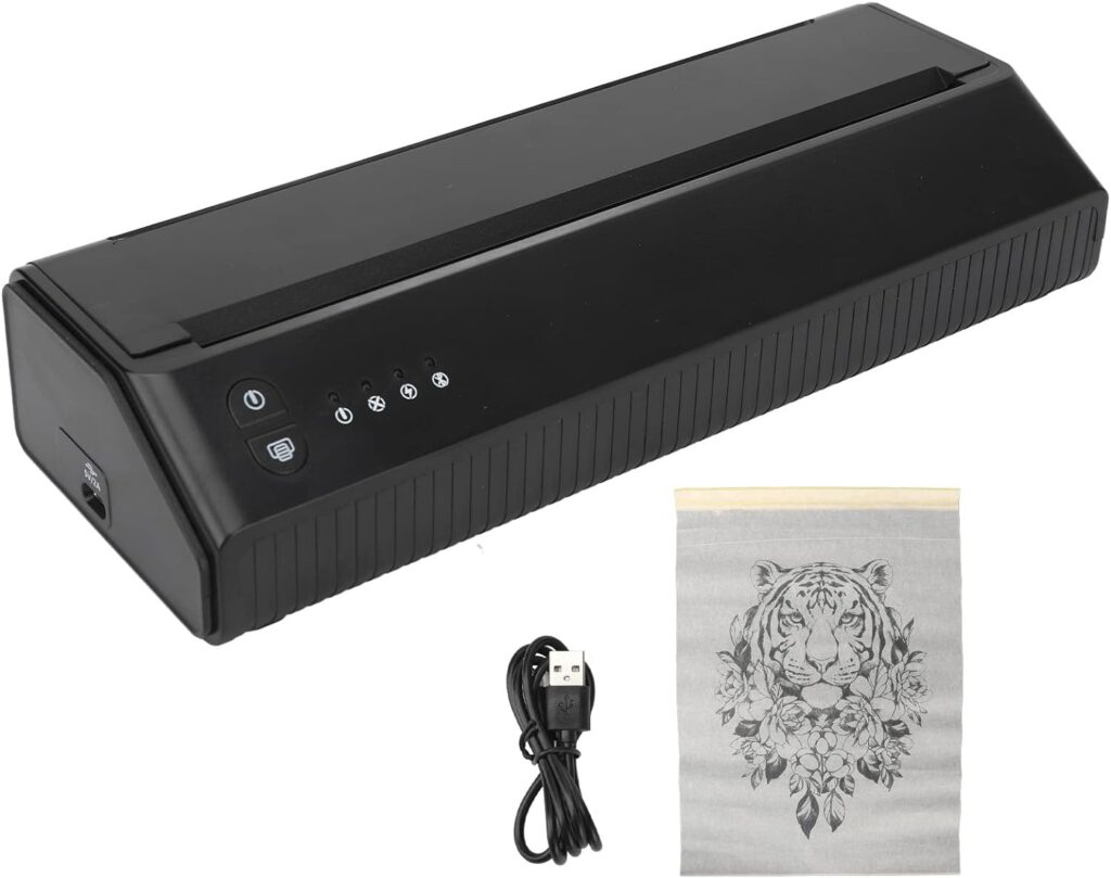 Sonew Termocopiadora Tatuajes Transferencia Impresora Plantilla Inalámbrica Recargable 2500 MAh - ¡Compatible con Todos tus Dispositivos!