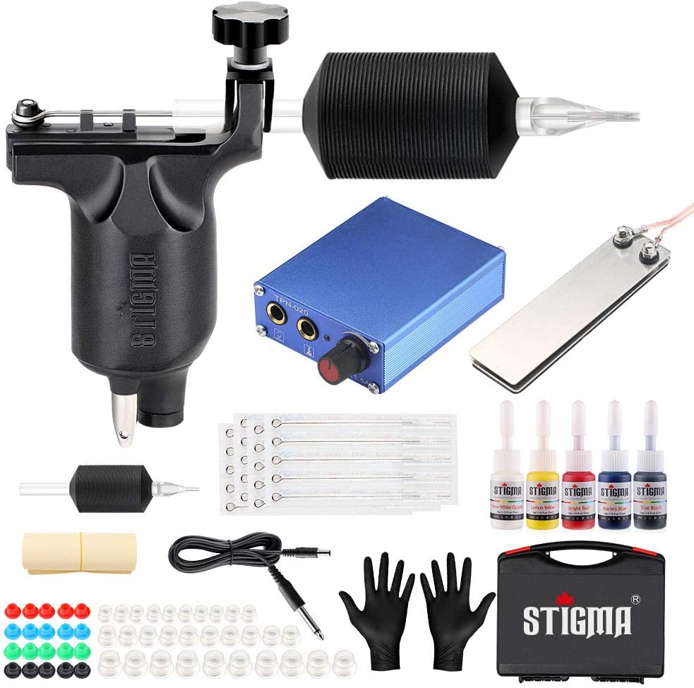 STIGMA X: Kit de Tatuaje Profesional con Todo lo Necesario para Crear Arte en la Piel