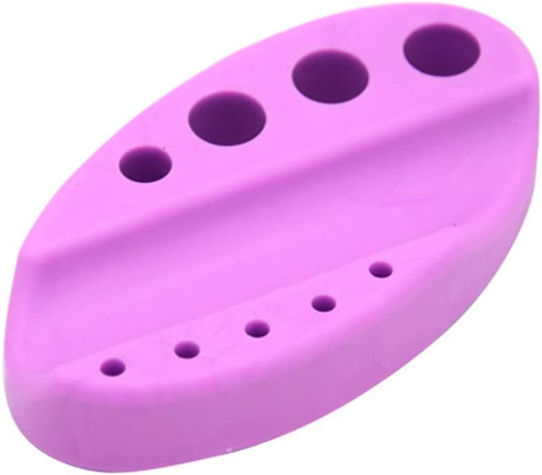 Soporte de Silicona para Taza de Pigmento de Tatuaje con Máquina de Tatuar, Diseño Profesional en Rosa - Rack de Cápsulas para Tinta de Tatuaje - Accesorios Únicos