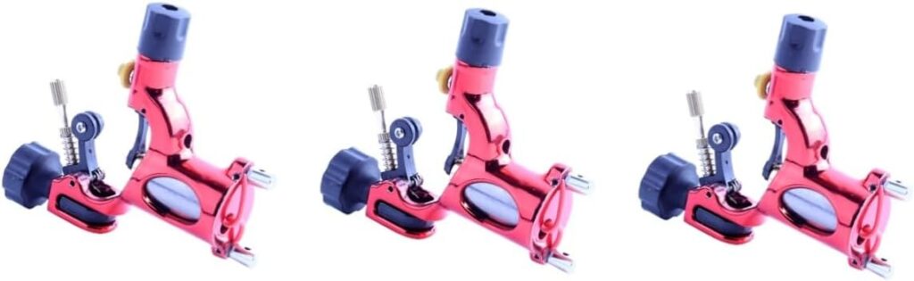 Máquina motora para tatuar FOMIYES en rojo: Kit de accesorios para tu equipo de tatuaje doméstico