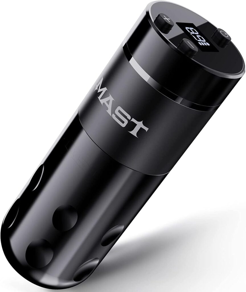 Tatuadora inalámbrica Mast Rider Pro: Máquina única con motor brushless y 4.0mm de longitud de golpe