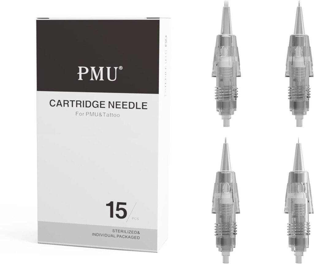 Pack exclusivo de 15 agujas estériles y desechables para nuestra máquina de tatuaje K7 - Disponible en 1RL/3RL/5RL/5F