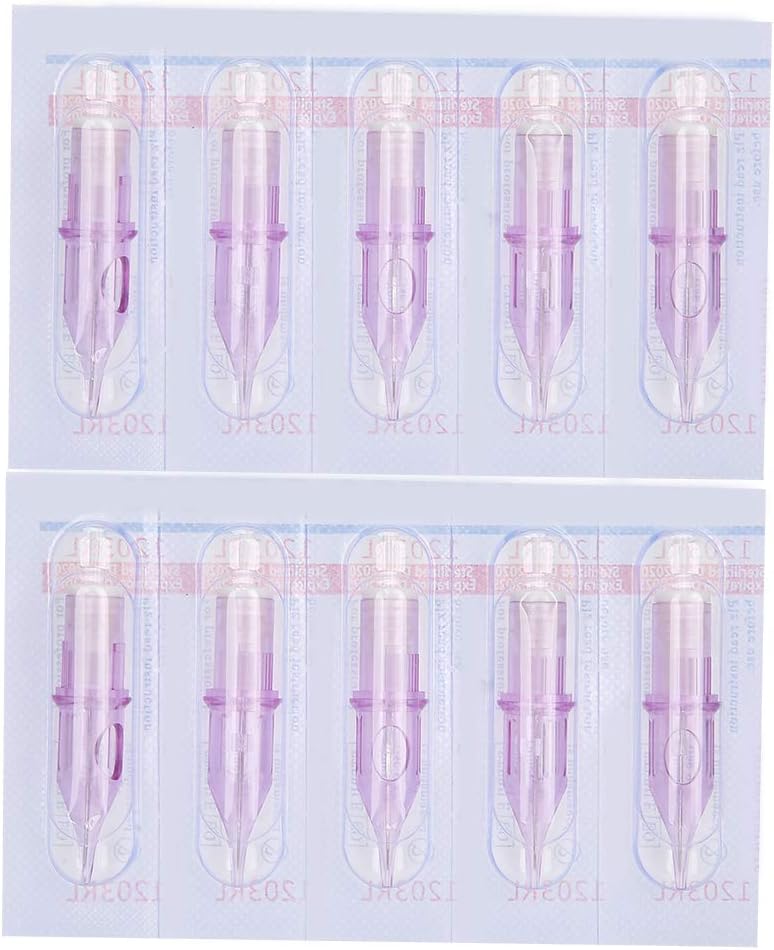 Pack de 10 Aguja de Tatuaje Desechables de Calidad con Sistema de Cartucho para Máquina de Tatuaje ANGGREK en 3RL