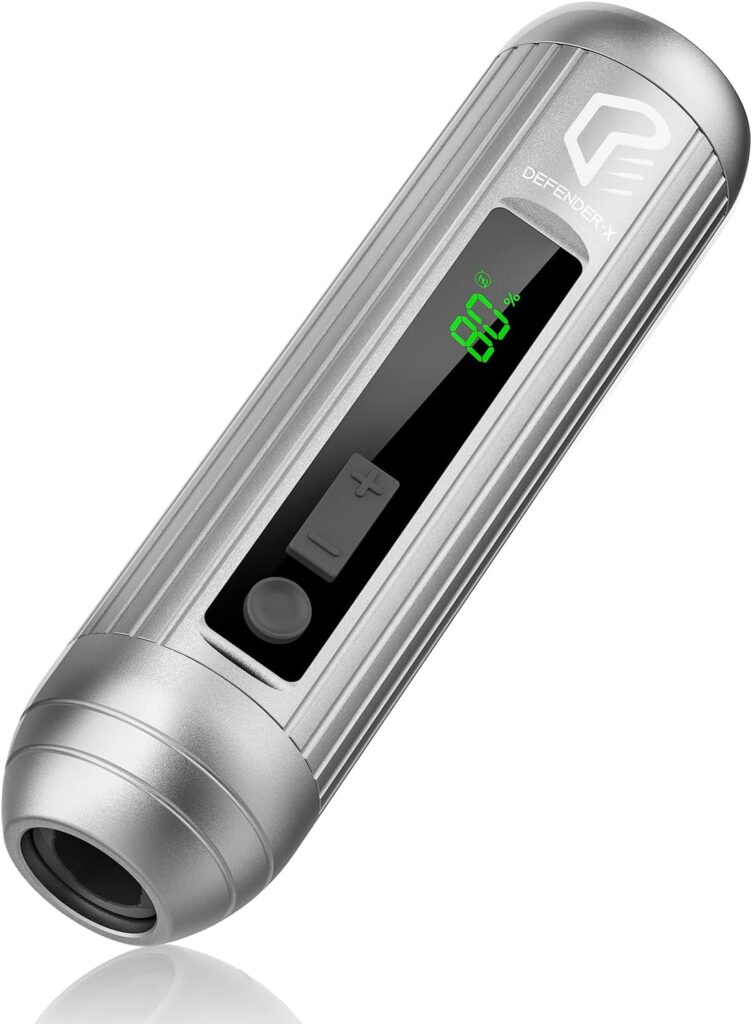 LOLA AIR Sliver: Maquina de Tatuar Inalambrica con Batería Recargable y Agujas de Cartucho de Tatuaje