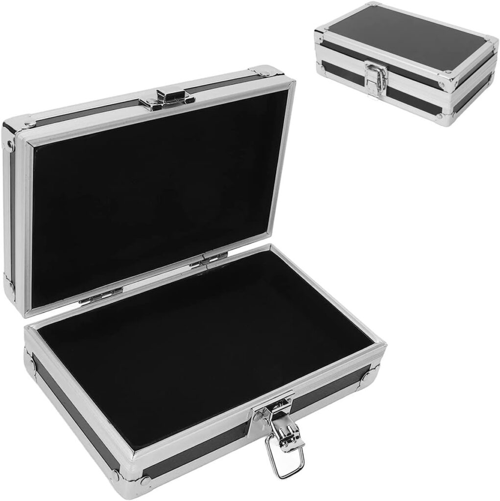 Maleta de Aluminio Resistente, Organizador Versátil y Duradero para Equipos de Tatuaje, Ideal para el Almacenamiento y Transporte de tus Herramientas
