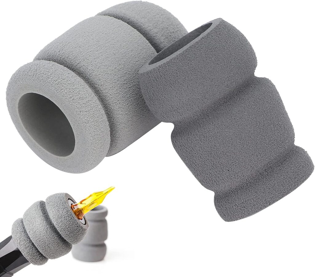 Set de 10 Fundas de Agarre para Tatuajes de Espuma de Memoria - Protege tus Agarres y Tubos de Tatuaje con Estilo y Confort (31 mm)