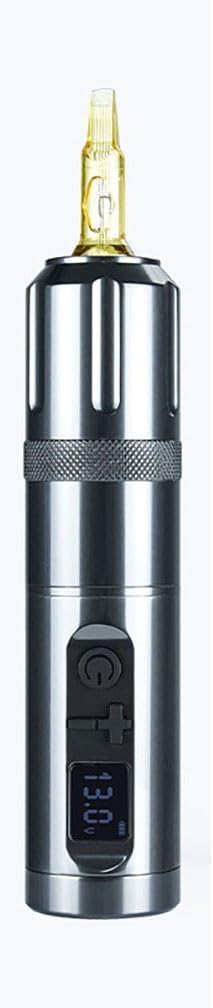 Pluma de tatuaje inalámbrica ultra ligera con batería de larga duración, ideal para artistas de tatuajes.