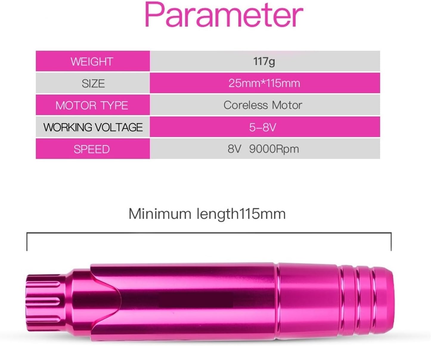 Un kit completo para principiantes: Maquillaje permanente y tatuaje con máquina rotativa, agujas de cartucho profesional y fuente de alimentación con pantalla LED. - Imagen 2