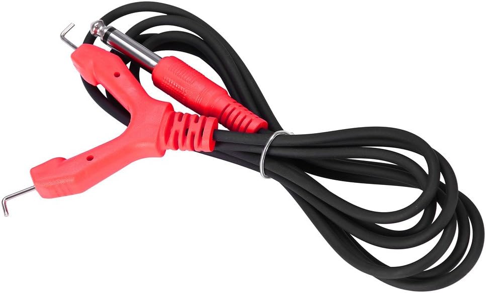 Cable adaptador de silicona de alto rendimiento para máquinas de tatuaje - Disponible en 5 colores y 1.8m de largo (#1)