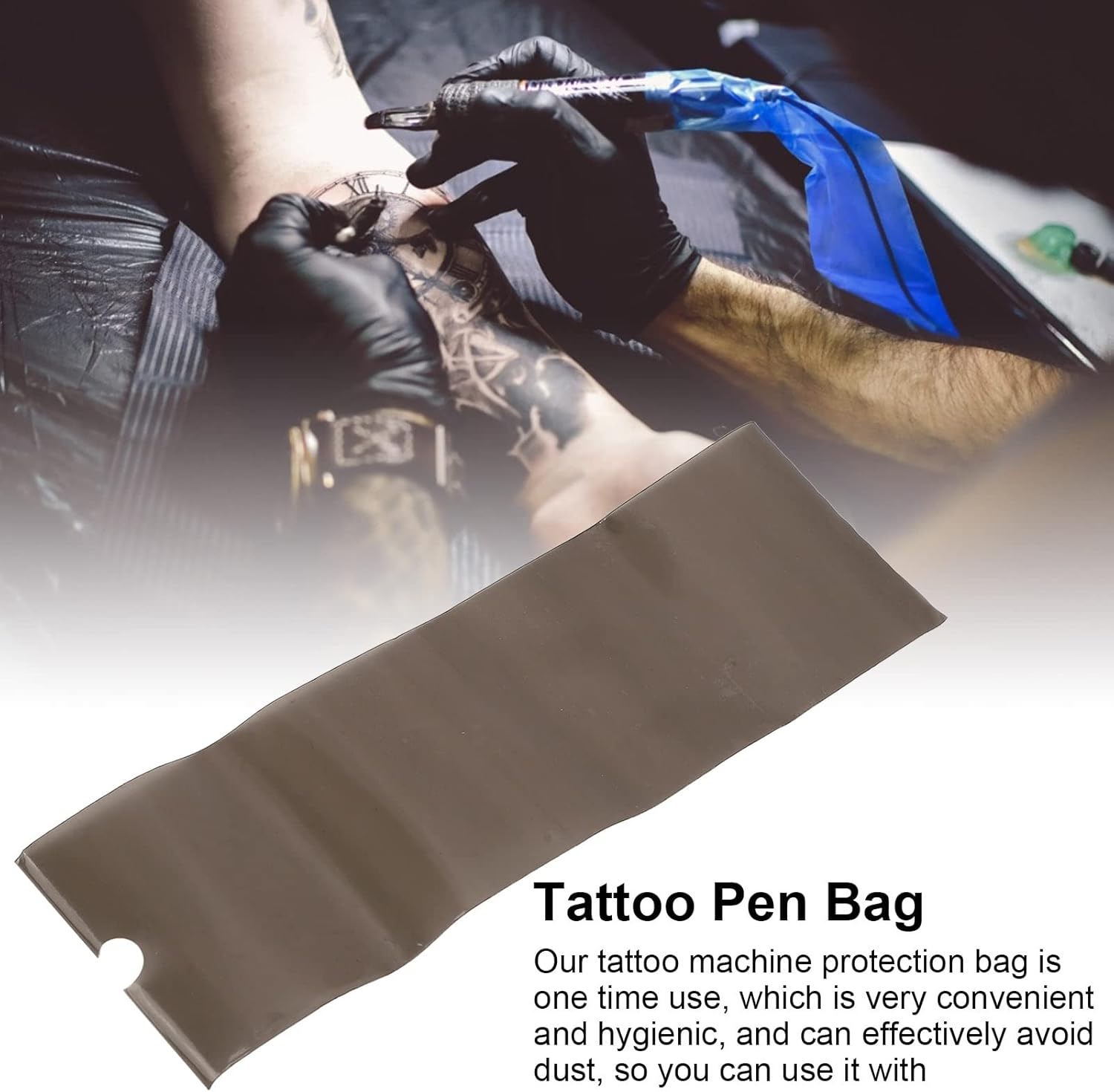 Bolsa de protección para cartuchos de máquina de tatuaje - 200 piezas de suministros y accesorios para tu ametralladora de tatuajes - Imagen 2