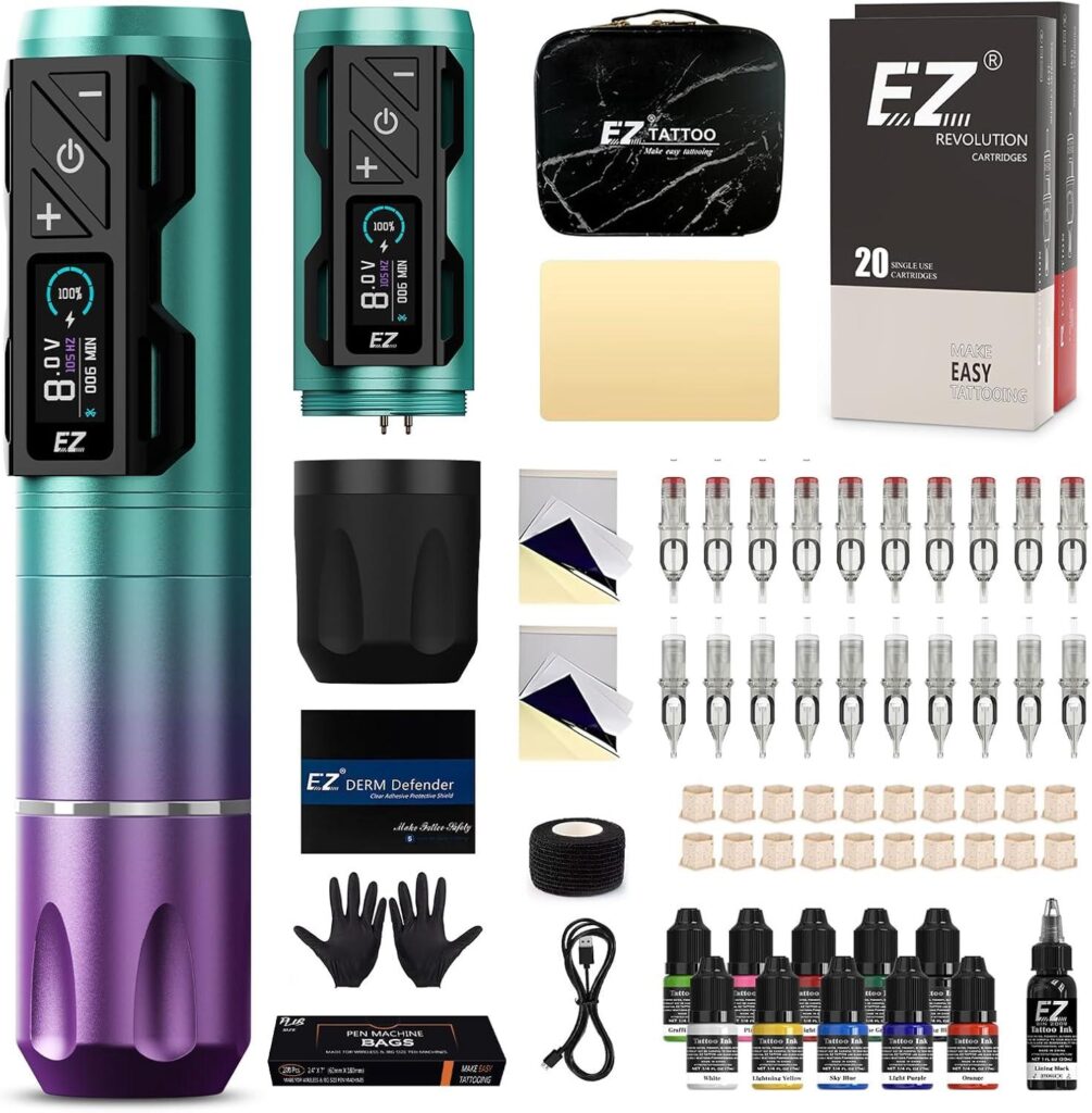Nuestra experiencia con el EZ Kit de Tatuaje Inalámbrico P2S Pro